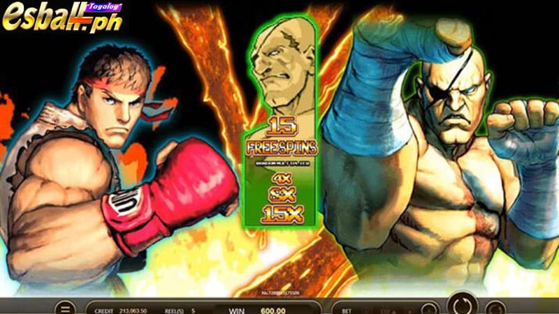 JDB Street Fighter Slot Game Free Spins Bonus 2