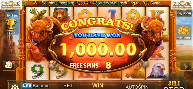 Nature and Wildlife Themes-Slots: 3. JILI Charge Buffalo Slots Machine