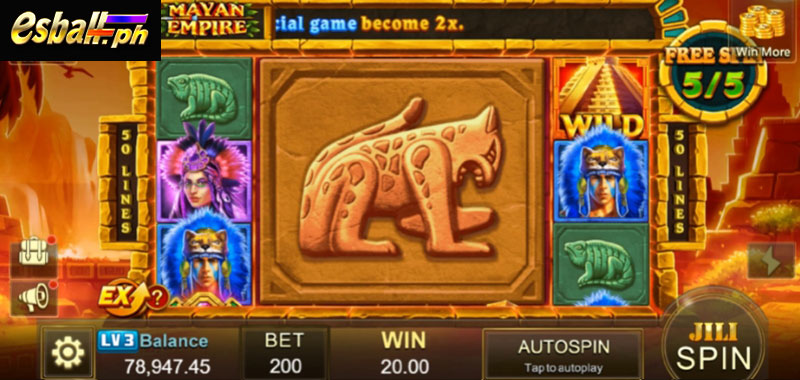 JILI?Mayan Empire Free Spins and Bonus Game-4