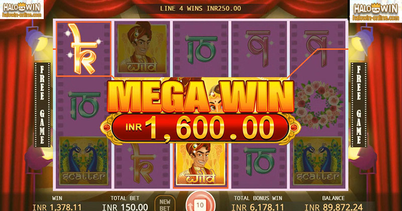 Movie and Sci-Fi Themes-Slots: 1. KA Bollywood Romance Slots Machine