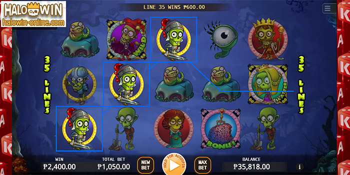 KA Zombie Land Slot Game Max Win 492X sa Manlalaro