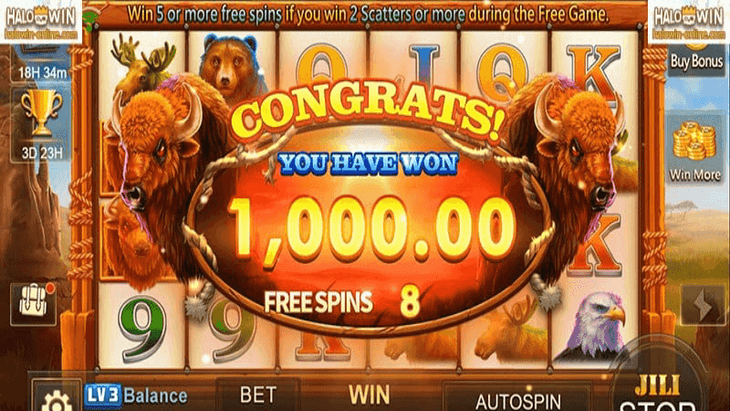 10 Best JILI Slot Game 2023: 9. JILI Charge Buffalo Slot Game